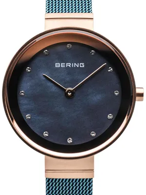 Produktbild von Bering Damenuhr 10128-368, Chronograph, Saphirglas, Quarz-Uhrwerk, 46 mm