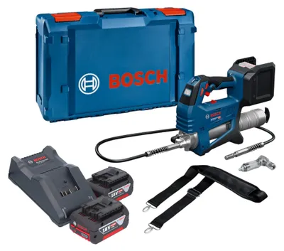 Produktbild von Bosch GFP 18V-10 Akku Fettpresse 18 V 10000 psi + 2x Akku 4,0 Ah + Ladegerät + XL-Boxx