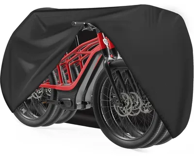 Immagine prodotto di Copertura per biciclette, adatta per 3 biciclette, da esterno, impermeabile, con rivestimento inPoliuretano600D, dimensioni 210,8 x 116,8 x 119,4 cm