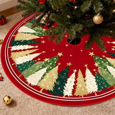 Weihnachtsbaumdecke, 60 g, 10x1x15 cm, bunt