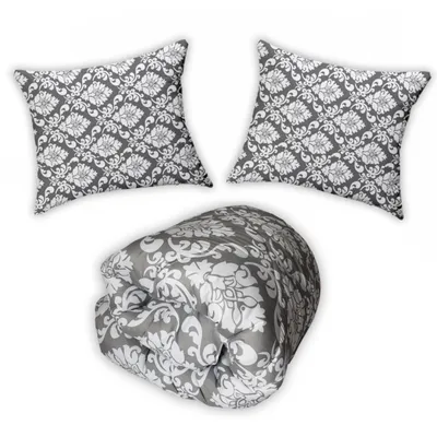 Zdjęcie produktu dla KOŁDRA 160x200 Całoroczna + 2 PODUSZKI 70X80 Antyalergiczne Wzory Mack Home Line