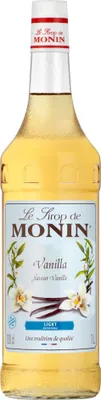Obrázek produktu pro Monin vanilkový sirup s nízkým obsahem cukru a přírodní příchutí 1000 ml