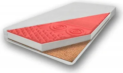 Produktbild von Kindermatratze für das Kinderbett - Abnehmbarer Bezug Weiß, Zonen-Schaummatratze 60x120x12 cm