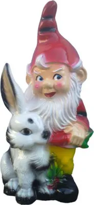 Produktbild von Garten Haus Dekoration Figur Statue Skulpturen Deko Figuren Zwerg Handarbeit K4