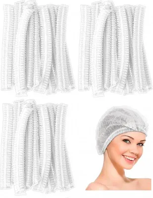 Image de Filets à cheveux jetables, 180 pièces, 50 cm, pour femmes