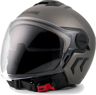 Produktbild von Blauer Demi Jet DJ-01 Monocolor Jethelm, grau matt, L (58/60)