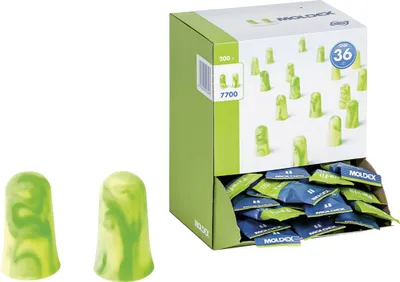 Produktbild von Gehörschutzstöpsel Pura-Fit® 770001 EN 352-2 SNR 36 dB 200 PA/Box MOLDEX