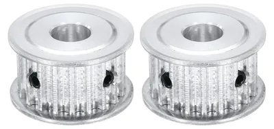 Aluminium-Synchronriemenscheibe 20 Zähne, 8 mm Bohrung, 2 Stück