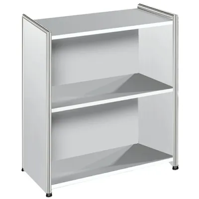 Produktbild von Kerkmann Büroschrank Regal Artline 2 OH 80x38x78 cm Chrom weiss-keine Vorbautüren-keine Schubladen