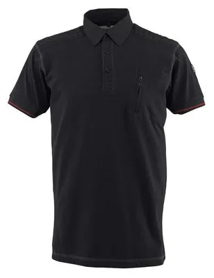Produktbild von MASCOT® Kreta Polo-shirt Größe 3XL, schwarz | Packung (1 Stück)