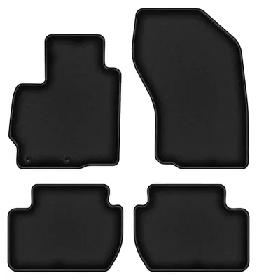 Immagine prodotto di Tappetini in moquette per Mitsubishi Outlander II 2006-2013 (crossover) – set 4 pezzi, neri, su misura – Wielganizator DURBAN