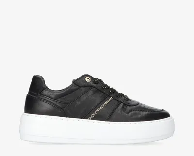Immagine prodotto di Scarpe da ginnastica Tango Aubree, modello da donna, in pelle nera