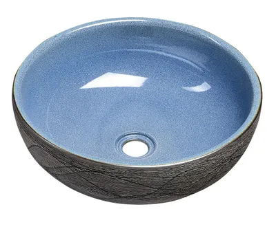 Obrázok produktu pre Keramické umývadlo Sapho Priori 41x15 cm modré/sivé PI020