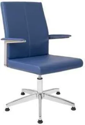 Image de Chaise de gaming moderne, couleur bleue. Chaise de bureau, chaise de travail, fauteuil de direction pivotant