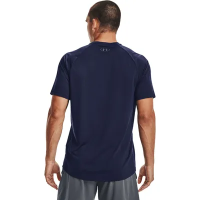 Produktbild von Under Armour Men's UA Tech 2.0 Textured Short Sleeve T-Shirt Midnight Navy/Pitch Gray S Fitness T-Shirt