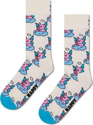 Produktbild von Happy Socks Good Pig Crew-socken Weiß EU 36-40 Herren,Damen Weiß EU 36-40