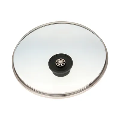 Produktbild von Lotus Sicherheits-Glasdeckel Ø 28cm für alle Pfannen, Töpfe inkl. Deckelknopf