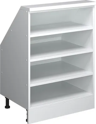 Produktbild von Dachschrägenschrank Vicco Rion Weiß 60 x 81.6 cm mit 4 Fächern, Model 58506