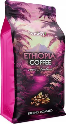 Immagine prodotto di Chicchi di caffè ETIOPIA 1 kg 100% Arabica Tostato fresco Tommy Cafe