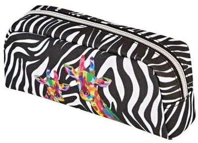 Produktbild von Schüleretui Pouch Bag Polyester 195x65mm Wild Neon Packung mit 2 Stück