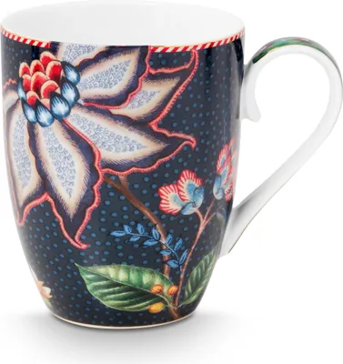 Zdjęcie produktu dla Pip Studio - Kubek / Kubek Duży Flower Blues, Niebieski 350ml