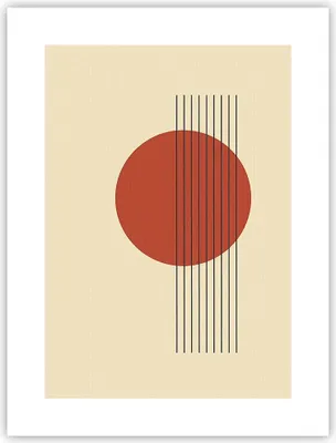 Produktbild von Poster - Poster ohne Rahmen - Abstraktion Linien Rad - 30x40 cm - Wand Bild - Wanddeko - Wandbilder - Kunstposter - Wandposter - Bilder - Kunstdruck - Wanddekoration - Wandbild - P2XPA30x40-4230