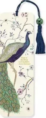 Image de Marque-Page En Perles En Forme De Paon