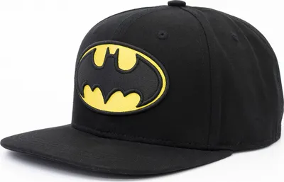 Produktbild von Original Warner Bros. Batman Triton Cap Snapback Verstellbar Schwarz Neu
