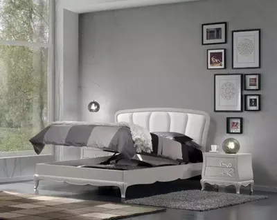 Produktbild von Bett 2x Nachttische 3 tlg. Schlafzimmer Set Modern Luxus Möbel Betten