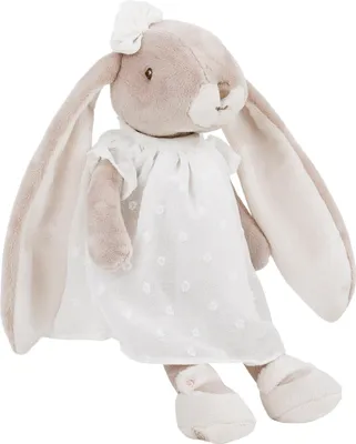 Produktbild von Bukowski Hase Lena mit Kleid beige 30 cm Plüschhase
