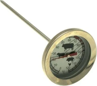 Immagine prodotto di Termometro a sonda per carne in acciaio inossidabile, con scala da 0 a +120 °C - Altro