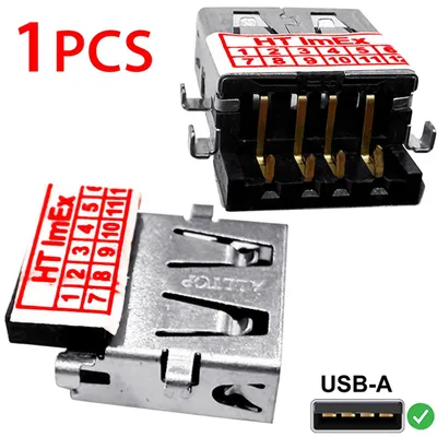 Produktbild von Ersatz Adapter 10 mm USB 2.0 Buchse anschluss für HP Pavilion 15-ac019TU, 15-ac036TX, 15-ac601TU, 15-ac623TU