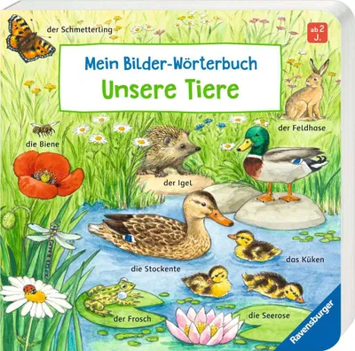 Obrázok produktu pre Mein Bilder-Wörterbuch: Unsere Tiere