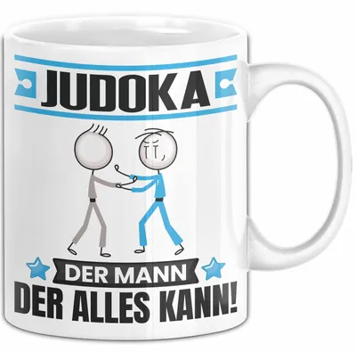 Produktbild von Judoka Tasse Geschenk für Judoka Der Mann Der Alles Kann Geschenkidee zum Geburtstag (Weiß)