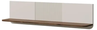 Produktbild von Wandregal Marly Hängeregal 150x30x22cm Farbe wählbarKaschmir / Walnuss120x30x22cm