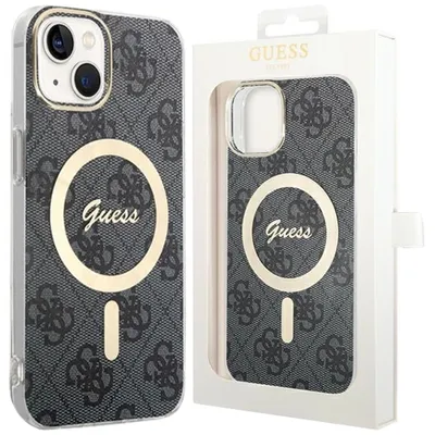 Produktbild von Guess 4G Magsafe Case Für Iphone 15 Plus / 14 Plus - Schwarz