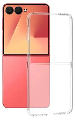Obrázek produktu pro Techsuit – průhledný silikonový obal pro Samsung Galaxy Z Flip7 – transparentní