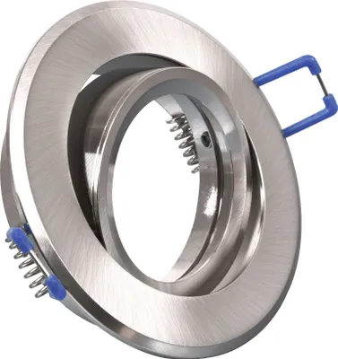 Produktbild von 20 x Eleganter Einbaustrahler HMZ-5103-SN Rund in Eisen Gebürstet GU10 IP20