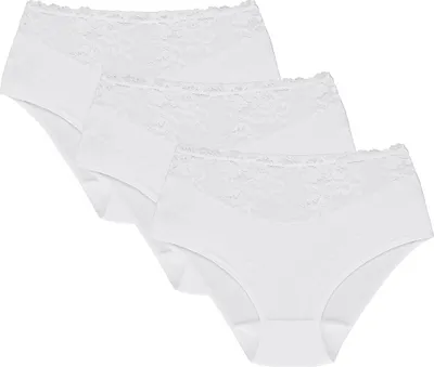 Obrázek produktu pro Wol-Bar Eco-Hi 3-pack bílé kalhotky 2XL