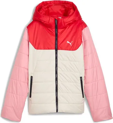 Produktbild von Puma ESS Hooded Padded Jacket - weiss, Größe:140