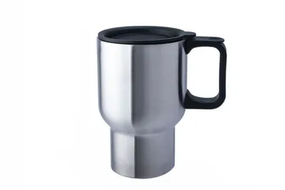 Produktbild von BasicNature Edelstahl Thermobecher 'Auto' 0,45 L