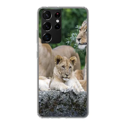 Produktbild von MuchoWow® Handyhülle Schutzhülle Hülle für Samsung Galaxy S21 Ultra Löwen - Tiere - Jungtiere Silikon Softcase Handy Hülle - Mobiltelefon