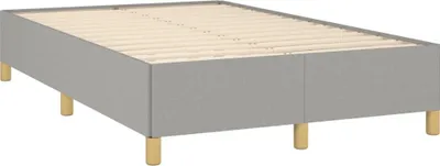 Obrázek produktu pro vidaXL Rám postele bez matrace světle šedý 120x200 cm látka