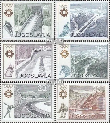 Produktbild von Briefmarken Jugoslawien 1983 Mi 2007-2012 (kompl.Ausg.) postfrisch Olympische Winterspiele