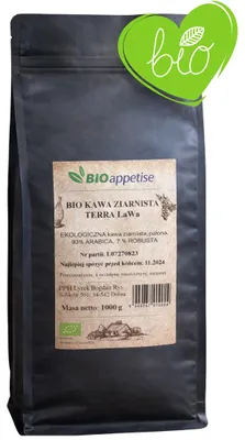 Zdjęcie produktu dla Kawa ziarnista Bioappetise 1000 g