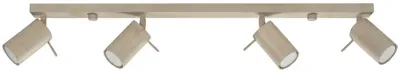 Zdjęcie produktu dla Plafon RING 4L taupe 4xGU10 10W stal 16x6x80cm Sollux Lighting