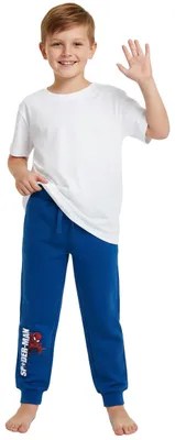 Produktbild von Marvel Spiderman Jogginghose für Jungen - Kinder Trainingshose Sweathose Hose Blau 110-116