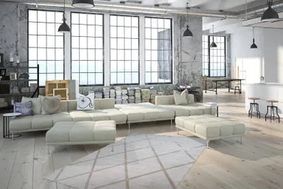 Produktbild von Luxury 200 Elfenbein / Taupe 160cm x 230cm