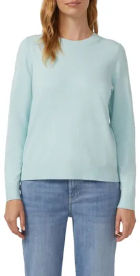 Produktbild von s.Oliver 2168110.6439.34, Pullover, Erwachsener, Weiblich, Türkis, Regular fit, Langärmlig