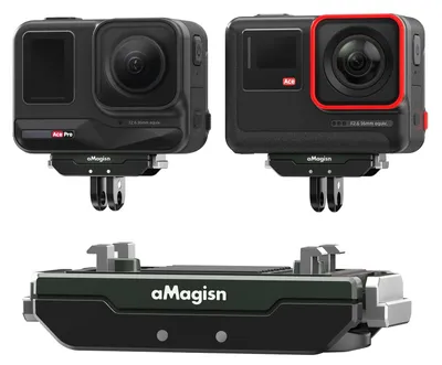 Obrázok produktu pre Magnetický rýchloupínací držiak pre akčnú kameru s 1/4 palcovým závitom